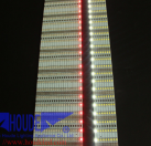 LED硬灯条2835波纤板12V 72灯红白光